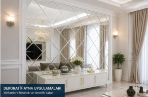 Dekoratif Cam ve Ayna | İç Mekan Ayna Tasarımları