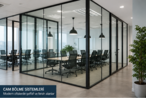 Cam Bölme Sistemleri | Modern Ofis Cam Uygulamaları
